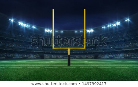 Foto stock: Goalpost