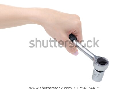 [[stock_photo]]: Socket Wrench On White Background