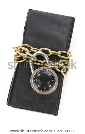 Stock photo: Checkbook And Chain