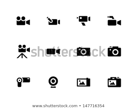 Stockfoto: Etro · film · camera · pictogram · vectorillustratie