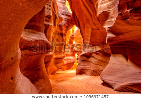 Stok fotoğraf: Beautiful Antelope Canyon