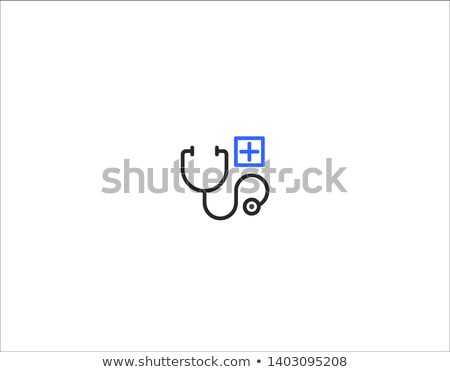 Stock fotó: Hospital Health Blue Vector Button Icon Design Set 2