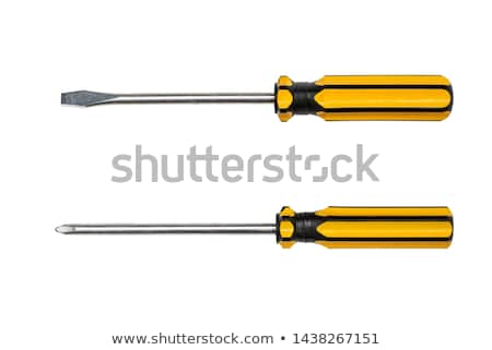 Stok fotoğraf: Screwdrivers Isolated