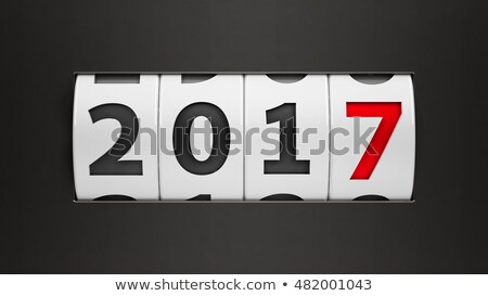 Stock photo: New Year 2017 Counter 3