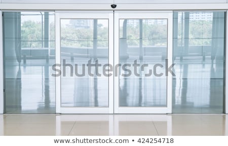 Сток-фото: Office Corridor Door Glass