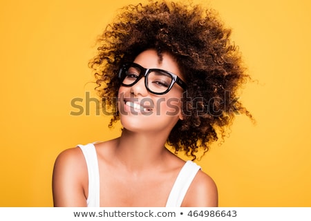 Portrait Of Woman With Funny Eyeglasses Zdjęcia stock © NeonShot