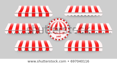 Foto stock: Six Different Awnings