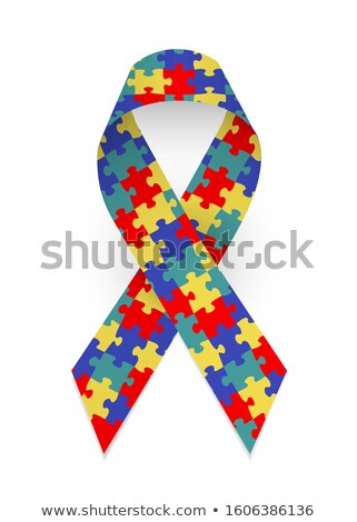 Foto d'archivio: Autism Awareness Ribbon