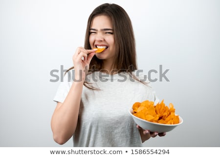 Stok fotoğraf: Low Fat Potato Chips