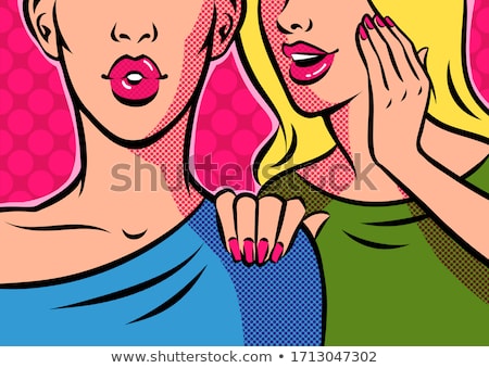 Stock photo: Two Women Gossiping