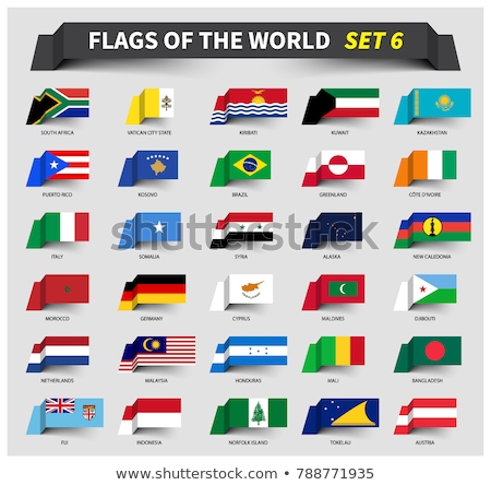 Foto stock: Brazil And Fiji Flags