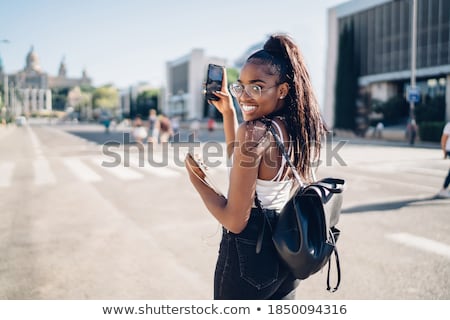 Foto d'archivio: Stylish Woman Making Selfie Photo