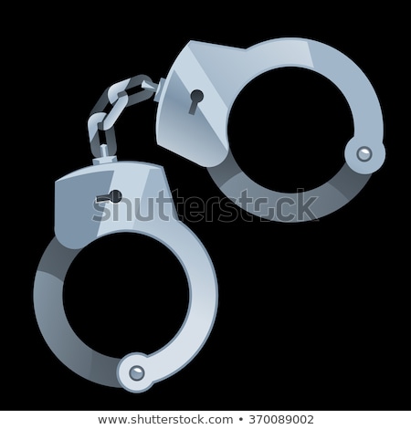 Stock photo: Metal Handcuffs