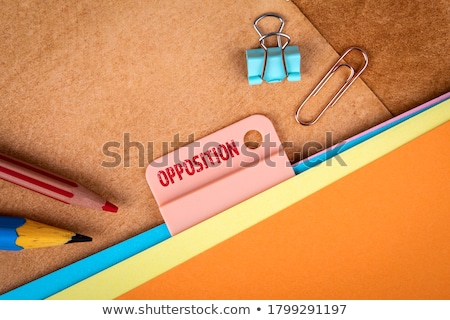 [[stock_photo]]: Competitors Concept On Folder Register