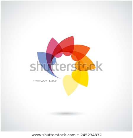 ストックフォト: Colorful Flower Logo