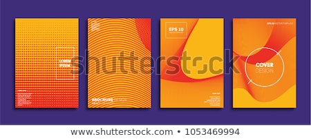 Foto stock: Orange Background With Line