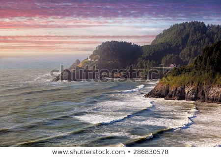 Stock photo: North Head Lighthouse At Sunset