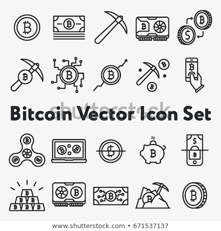 [[stock_photo]]: Bitcoin Icon Digital Currency Symbol Cryptocurrency Icon Flat Mining Banking Technology Vector