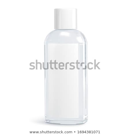 Foto d'archivio: Plastic Bottle With Soap Or Shampoo