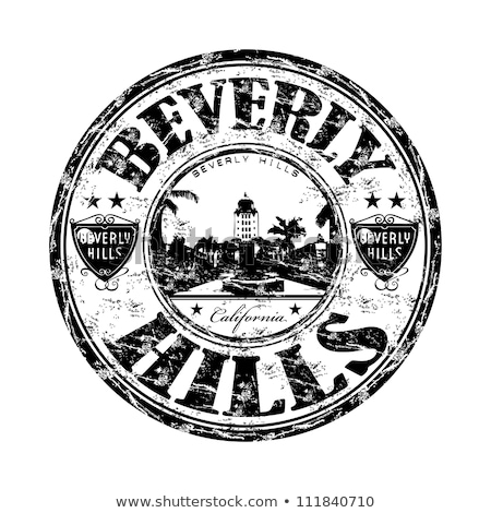 Stockfoto: Beverly Hills Stamp