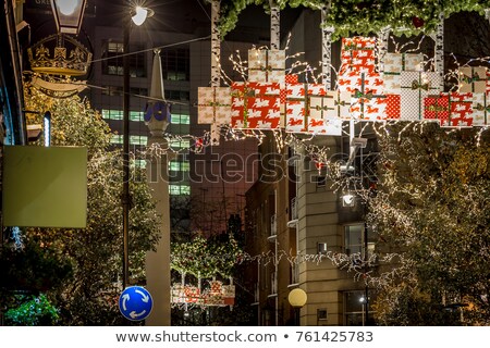 Stok fotoğraf: Seven Dials Christmas Lights In London