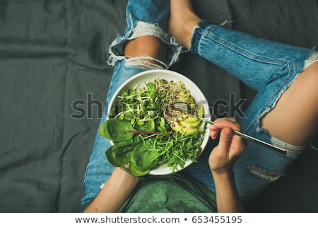 ストックフォト: Eating Green