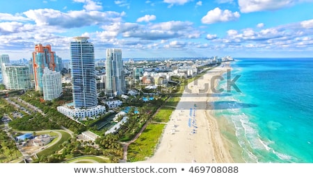 ストックフォト: Aerial Of Miami Beach