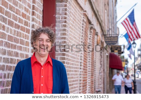 Stok fotoğraf: Eople Visit Historic Building In The French Quarter