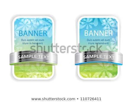 Stock fotó: Summer Offers Green Sticky Notes Vector Icon Design