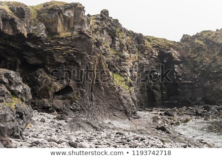Stok fotoğraf: Rock Formation In Iceland