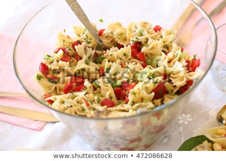 Stok fotoğraf: Bow Tie Pasta Salad