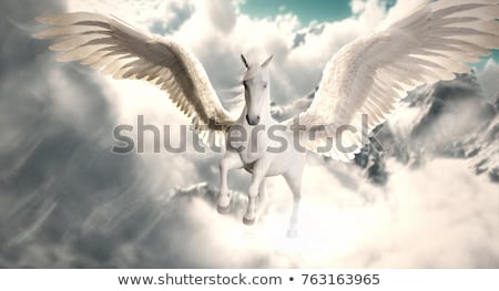 Zdjęcia stock: Flying Horses