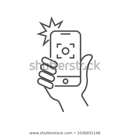 Stockfoto: Camera With Fashion Flash Icon