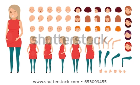 Stockfoto: Flat Type Pregnant Womenemotion