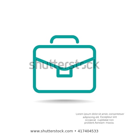 Stock photo: Leather Briefcase Portfolio Icon Vector Isolated