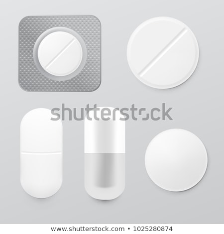 Stock photo: Capsules Pack Circle Icon