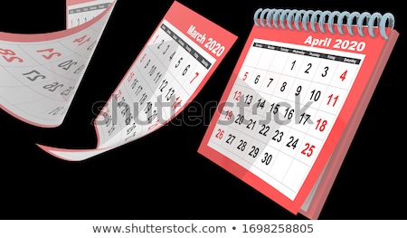 Zdjęcia stock: 2020 Year Calendar For May Isolated 3d Illustration