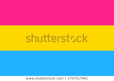 Stok fotoğraf: Man With A Bisexual Pride Flag Badge