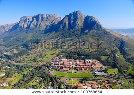 Stock photo: Aerial View Over Table Mountain And Cape Town South Africa