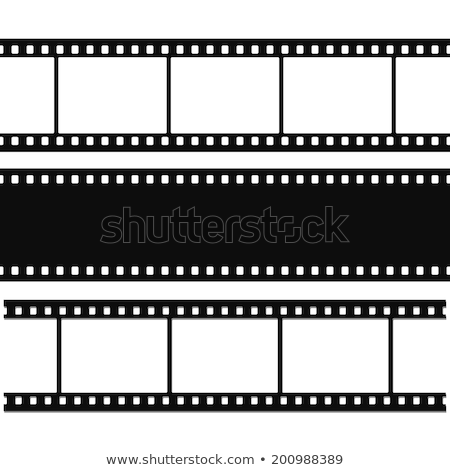 Stok fotoğraf: Old Greeting And Grunge Filmstrip On The Abstract Background