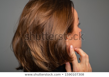 Stockfoto: Woman With Brunette Bob