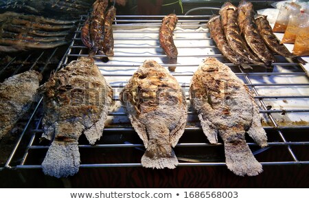 Stock photo: Freshly Laid Meat On Hot Grill Grate