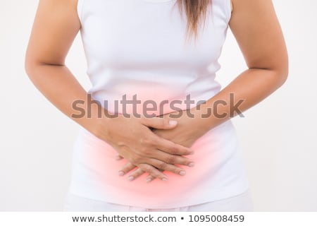 Zdjęcia stock: Stomach Pain Or Menstrual Pain