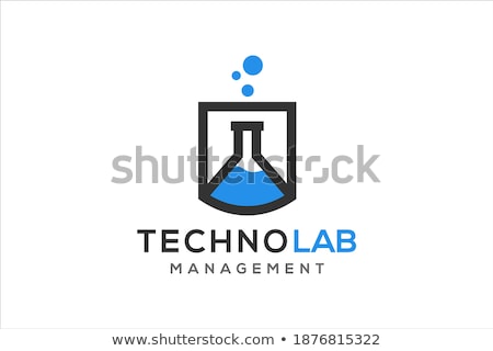 Foto stock: Biotechnology Chemical Laboratory Glassware Bio Organic Modern