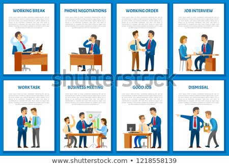 Stock photo: Boss Giving Orders And Work Tasks