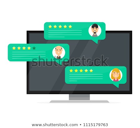 Stockfoto: Avatar People Icons For Feedback And Ratings