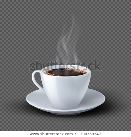 Stock photo: Steaming Coffee Cup