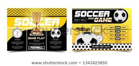 Сток-фото: Soccer Championship Poster