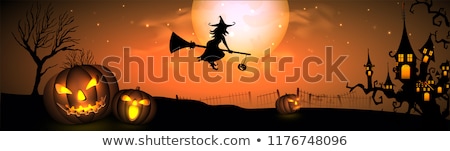 Stok fotoğraf: Halloween Banner