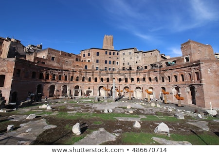 ストックフォト: Trajan Market Mercati Traianei In Rome Italy